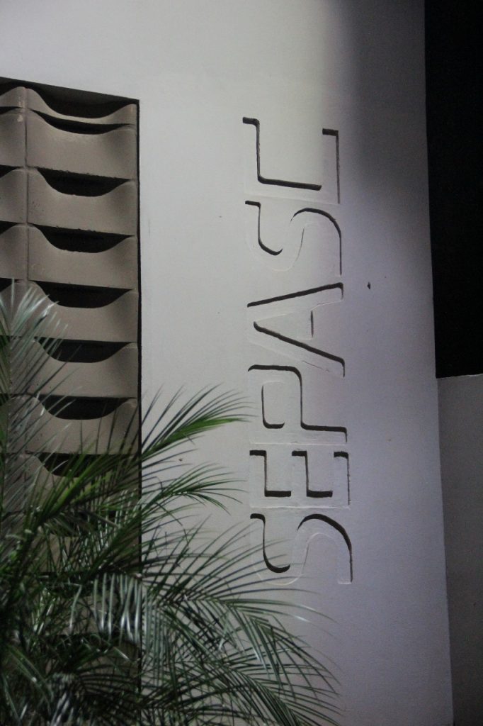 Inauguração SEPASC Entrada Logotipo